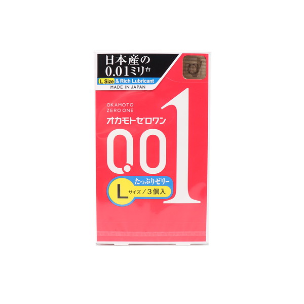 オカモトゼロワン Lサイズ たっぷりゼリー 3個入りのFANZA公式商品画像