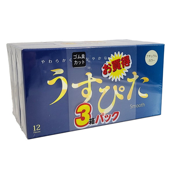 うすぴたスムース12個入×3PのFANZA公式商品画像